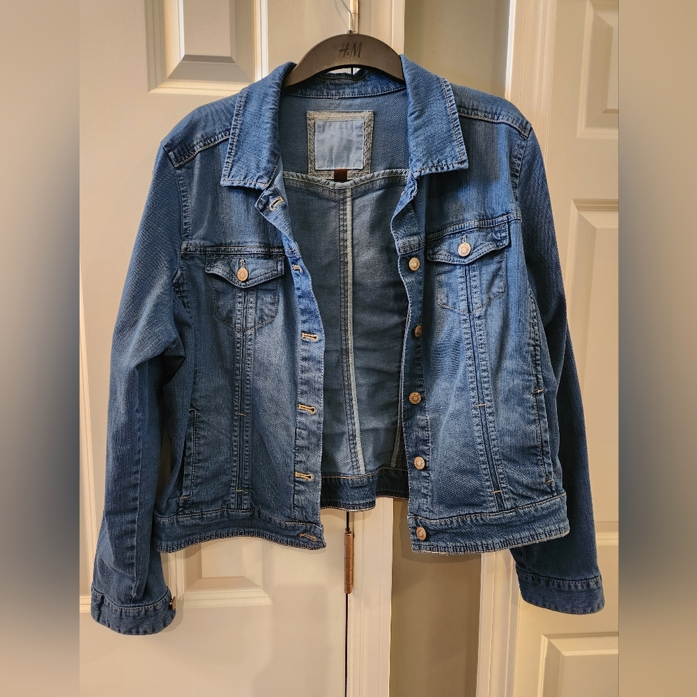 Sonoma Blue Denim Jacket with Button Front -XL